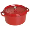 Кокот Staub круглый, 30 см, 8,35 л, вишневый
