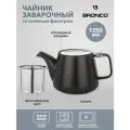 Чайник заварочный Bronco Luster, с металлическим ситом, с крышкой, 1200 мл, 23,5х11х12,5 см