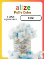 Пряжа для вязания Alize Puffy Color 6472, 100 г, 9 м, 5 штук