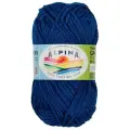 Пряжа Alpina GARRY 100% мерсеризованный хлопок №17 лазурит (яр. синий) - 10 мотков по 50 г