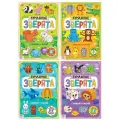 Буква-Ленд Набор книжек- вырезалок Бумажные зверята 4 шт 5300387 разноцветный
