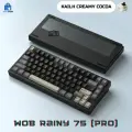 Игровая клавиатура WOB Rainy 75 pro, (Kailh Creamy Cocoa), Английская раскладка, черная
