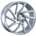 Литые диски LS wheels 1054 8x18 4x100 ET40 dia 60,1 SF (цвет: серебристый+полировка)