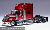 Седельный тягач INTERNATIONAL Lonestar 2010 Dark Red, масштаб 1:64, модель коллекционная