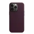 Чехол Apple для iPhone 13 Pro Max, с поддержкой MagSafe, кожаный Dark Cherry