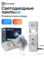 Светодиодные лампы H3 для авто ElectroKot MiniMax белый свет 5000K 2 шт, в ближний/дальний/ПТФ
