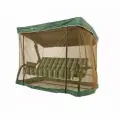 Москитная сетка с тентом Gardenluxe для качелей Варадеро Премиум зеленая