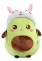 Мягкая игрушка POMPOSHKI «Авокадо», в шапочке, зайчик, 24 см