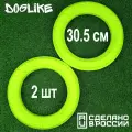 Игрушки для собак крупных пород кольцо Doglike ДогЛайк большое, 30,5 см 2 штуки (снаряд, Dog Puller, пуллер, пулер, апорт) прочное