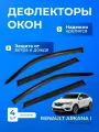 Дефлекторы окон RENAULT ARKANA I (2019-) кроссовер / Рено Аркана
