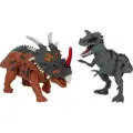 Роботы KiddiePlay 12625 Динозавр-Трицератопс и Карнотавр свет и звук