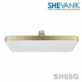 Лейка тропического душа SHEVANIK SH68G, антиизвестковое покрытие, золотой сатин