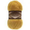 Пряжа ALIZE ANGORA GOLD SIMLI, шафран - 02, 5% металлик, 20% шерсть, 75% акрил, 5 мотков, 100 г, 500 м.