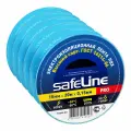 Изолента Safeline 15мм 20м, синяя, упаковка 10шт