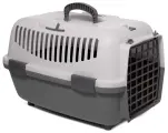 Triol Переноска для животных Travel с пластиковой дверцей S, Серый