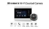 5-дюймовый IPS-экран iHome5 2MP 1080P Rollup APP GSM WIFI дверной звонок домофон видеодомофон визуальная камера для дверного просмотра
