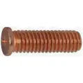 Шпилька М6х12 приварная омедненная резьбовая для конденсаторной сварки DIN 32501 Sorrex OY (1000 штук)