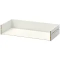 Ящик выдвижной ИКЕА ХЭЛПА без фронтальной панели 80x40 см 1 шт. белый 80 см 40 см 12.4 см