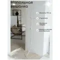 Вешалка напольная для одежды, стойка в прихожую, металлическая 9 крючков Цвет: белый