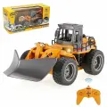 Спецтехника Бульдозер-снегоочиститель 1:18 на р/у (свет) HuiNa Toys, 1586