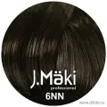J.Maki Стойкий краситель для волос, 6NN Темно-русый интенсивный, 60 мл