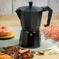 Гейзерная кофеварка ручная для плиты, алюминиевая, 300 мл