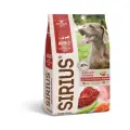 Сухой полнорационный корм для взрослых собак SIRIUS Мясной рацион 15 кг