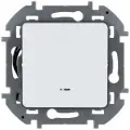 Legrand INSPIRIA Переключатель одноклавишный с подсветкой/индикацией 10 AX - 250 В - белый (комплект 5шт)