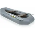 Лодка гребная Compakt 260, натяжное дно, упаковка-мешок оксфорд, серая