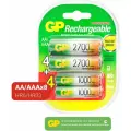 Батарейки аккумуляторные набор 8 шт. (Промо 4+4) GP AA+ААА (HR6+HR03) 2650mAh+930mAh, 270AA/100AAA