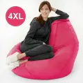 F78 Кресло мешок XXXXL комфорт Розовый Oxford, съемный чехол