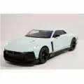 Коллекционная модель машинка Nissan GTR с дымом 1:18 металлическая GT-R с инерционным механизмом Ниссан ГТР