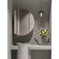 Зеркало-шкаф Дафна 80*60 без подсветки, универсальный