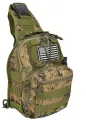 Однолямочный тактический рюкзак digital woodland
