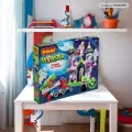 Конструктор Bauer 823 Monster blocks Набор средний дом с привидениями, машиной-пушкой и 2-мя охотниками