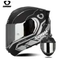 Шлем SOMAN SM965, мотоциклетный, открытый, с двойными линзами