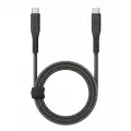 Кабель EnergEA FLOW USB-C to USB-C PD240W 5A Black 1.5 метра (CBL-FLCC-BLK150M)
