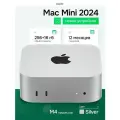 Мини ПК Apple Mac Mini 2024 M4, 10C/10C, 16GB/256GB (MU9D3)