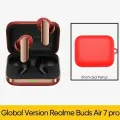 Совершенно новые беруши realme Buds Air7Pro Global Edition, беспроводные, с активным шумоподавлением, красный корпус
