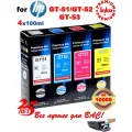 Чернила HP GT51/GT52/GT53XL для Ink Tank & Smart Tank 115 315 319 410 415 419 500 515 516 520 580 комплект CMYK от INKO