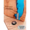 Магнитный напольный стопор для двери Magnetic stopper INVISIBLE D2 чёрный