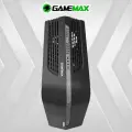 Корпус для ПК GameMax Centauri Black Gray (Черно-серый Micro-Tower Micro-ATX, Mini-ITX CPU 155мм VGA 340мм USB3.0, 1*120мм (BLUE), Акриловое окно, пылевой фильтр)