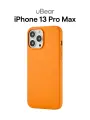 Чехол uBear Touch Case (Liquid silicone) для iPhone 13 Pro Max, оранжевый
