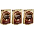 NESCAFE Кофе растворимый Gold, с добавлением молотого, 75 г, 3 шт/