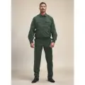 Костюм Офисный Штабной габардин зеленый 50-170