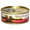 BioMenu Консервы для собак Говядина (7389629793) 0,1 кг 19006 (18 шт)