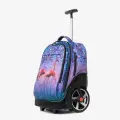 Сумка рюкзак на колесах CUBE, Flamingo, для фигурных коньков, роликов, одежды, экипировки и аксессуаров