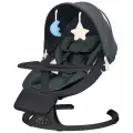 Электронные качели, шезлонг для новорожденных 3 в 1 DearestBaby Limited Collection Black Dark Grey для новорожденных!