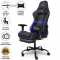 Кресло компьютерное, компьютерное кресло, игровое кресло компьютерное, кресло для дома и офиса, геймерское кресло, цвет черно-синий