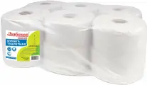 Бумага туалетная 200м, любаша (T2), 1-сл, цвет серый, комплект 12рул, 129571